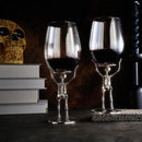 Stemmed Skeleton Wine Glass | Set of 2 | 19oz by The Wine Savant