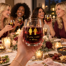 It Was Never a Dress, It Was Always a Cape Wine Glass