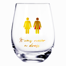 It Was Never a Dress, It Was Always a Cape Wine Glass
