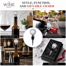 Golf Ball Wine & Champagne Bottle Stopper - Mouth-Blown Lead