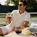 Pickleball Stemless Wine Glasses | Set of 2 (17.5 OZ)