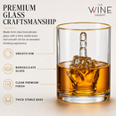 Middle Finger Gifts Whiskey Glass | SINGLE | (12.5 OZ) by The Wine Savant
