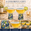 Stemless Margarita Glass – Set of 2-14OZ by The Wine Savant