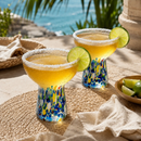 Stemless Margarita Glass – Set of 2-14OZ by The Wine Savant