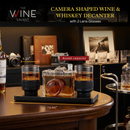 Camera Shaped Wine & Whiskey Decanter - 27.4OZ by The Wine Savant