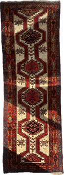 Persian Meshgi Wool Runner 3’6” x 9’10”