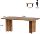 Vintage Executive Desk, 63" Farmhouse Computer Desk Conference Table