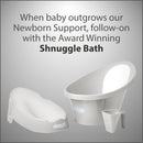 Shnuggle Newborn Baby Bath Support | Ergonomic, Non-Slip & Quick-Dry | From 0-3 months