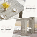 86" Modern Dining Table, Extra Long Kitchen Table for 6-8