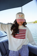Living The American Dream - Red Gingham Hat