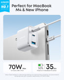 Anker Nano Charger (70W, 3 Ports) by Anker