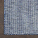 Nourison Positano Indoor/Outdoor Navy Blue 2'2" x 12' Area Rug, Easy Cleaning, Non Shedding, Bed Room, Living Room, Dining Room, Backyard, Deck, Patio (2x12) by CozyNest Decor
