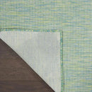 Nourison Home Positano 10' Runner Blue Green Fabric Modern Area Rug (10' Runner) by CozyNest Decor
