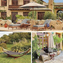 Classic Accessories Montlake Water-Resistant 25 x 22 x 4 Inch Patio Lounge Back Cushion, Heather Grey, Outdoor Loveseat Cushions by GreenHaven Gardens