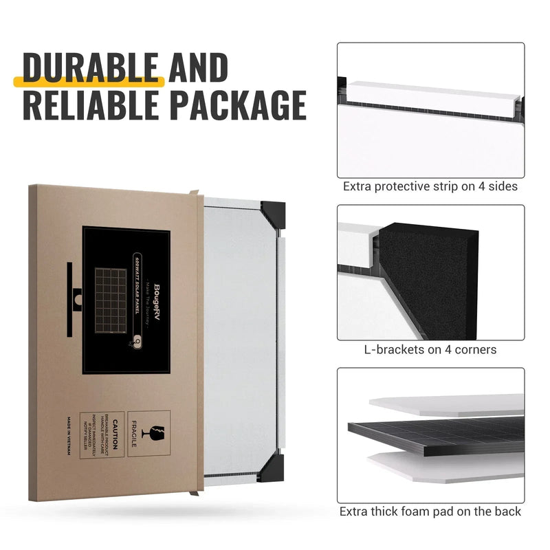 BougeRV 12V 800W High Watt Rigid Solar System Kit, photo 6 of 29