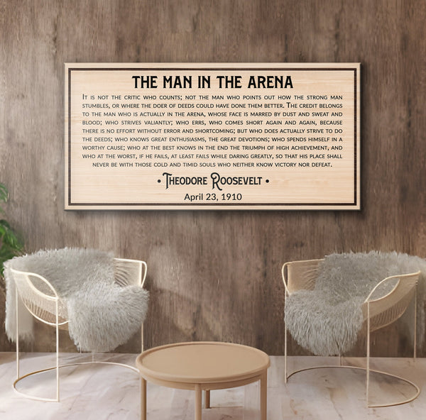 The Man In The Arena Sign IV, photo 2 of 8