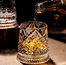 CrystalTwirl Rotating Drink Glass