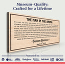 The Man In The Arena Sign IV