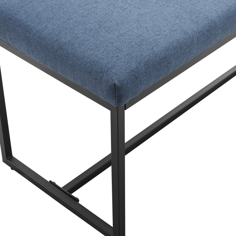 Ambrose Modern Minimalist Upholstered Fabric Entry Bench