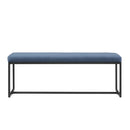 Ambrose Modern Minimalist Upholstered Fabric Entry Bench