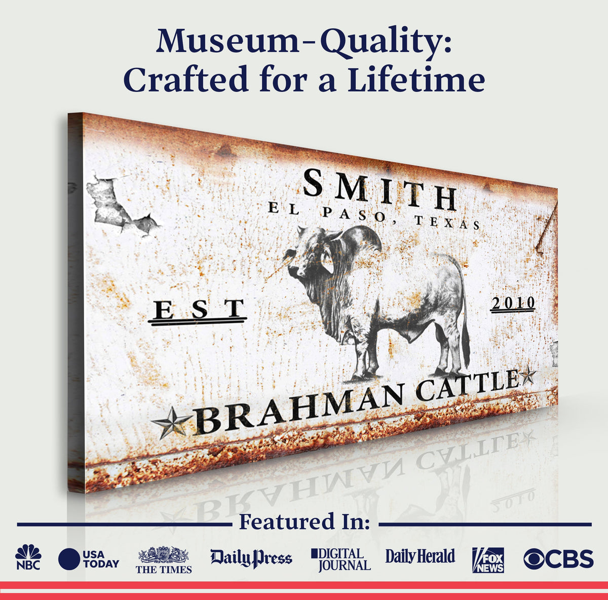 Brahman Cattle Sign, photo 3 of 10