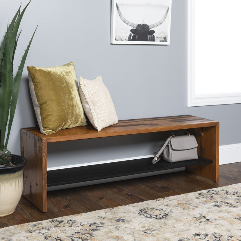 Alpine Rustic 58" Entry Bench