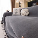 Solid Color Chenille Sofa Cover Blanket Furniture Covers for Sofas and Loveseats