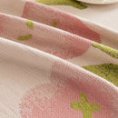 Ruffled Sweet Floral Sofa Cover with Skirt, Soft and Decorative Couch Throw Cover
