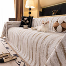 Chenille Oversized Throws for Couches, Washable and Durable Sofa Slipcover for Pets