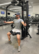 Selectorized Pec Fly & Rear Delt Fly (Pec Deck) w/ 250lb weight stacks (New) by Sports & Fitness Exchange