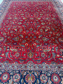 Incredible Persian Kashan All Over Wool Rug 10’2” x 14’