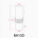 BA15D 3.5W Bayonet Style LED Capsule 12V Low Voltage Energy Efficient 1156 Light Bulb