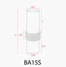 BA15S 5W Bayonet Style LED Capsule 12V Low Voltage Energy Efficient 1156 Light Bulb