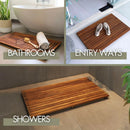 Aromi Oiled Teak Shower and Bath Mat 31.4″ x 19.6″ by NORDICTEAK.COM
