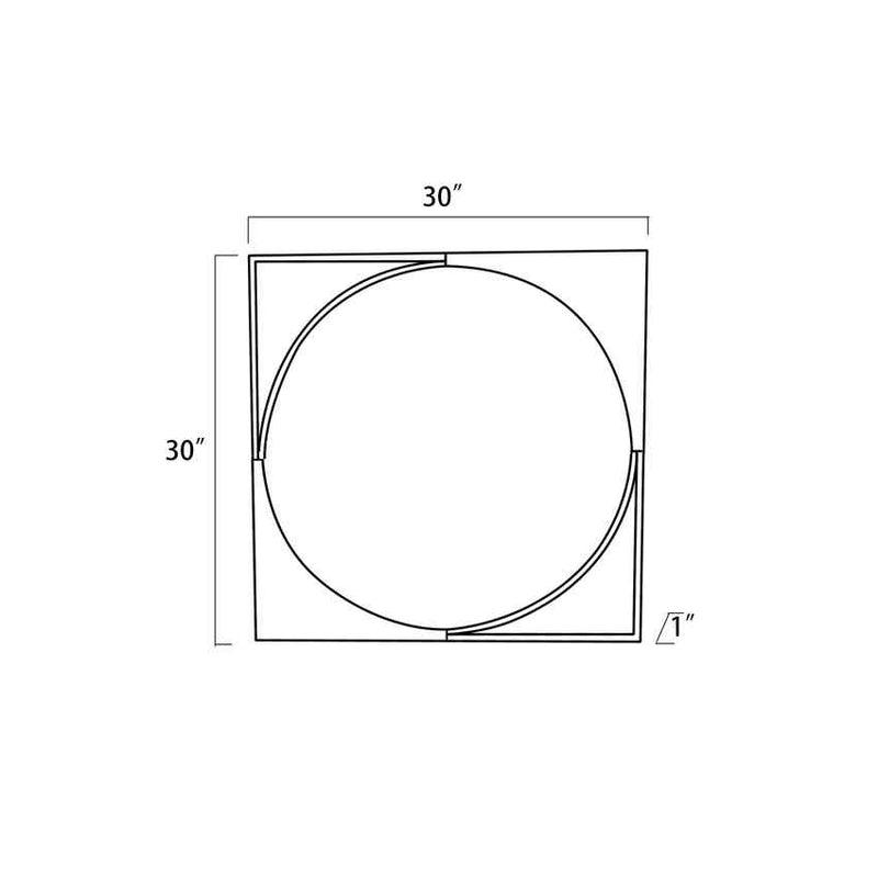 Obdach Modern Wall Mirror