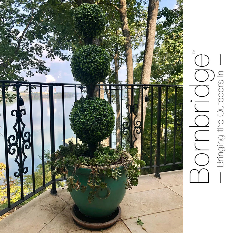 4' Artificial Boxwood Topiary Tree