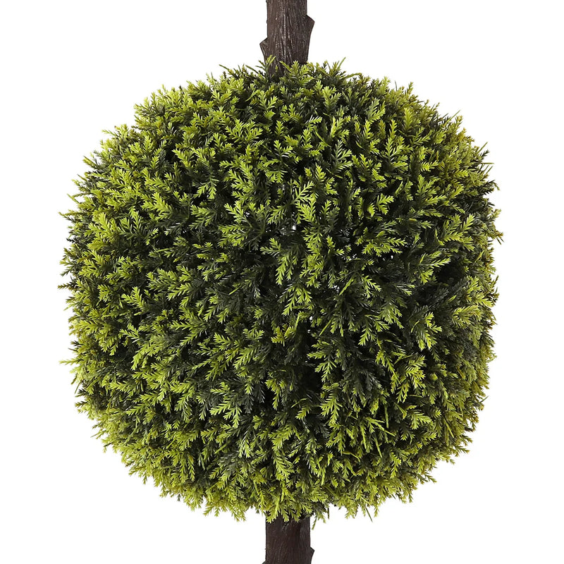 4' Artificial Yellow Cypress Topiary Tree