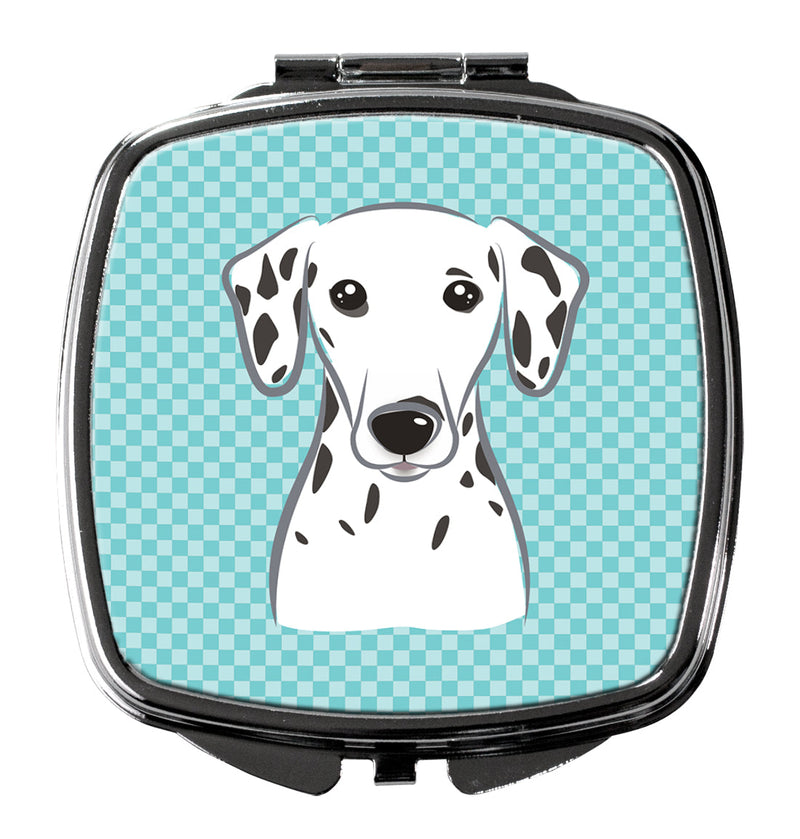 Checkerboard Blue Dalmatian Compact Mirror BB1148SCM