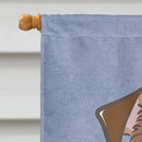 Jack Russell Terrier Welcome House Flag 28x40 Porch Sleeve Pole Decorative Outside Yard Banner Artwork Wall Hanging, Polyester