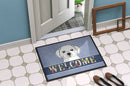 Maltese Welcome Doormat Indoor Outdoor 24H X 36W Front Door Mat Rugs for Entryway, Non Slip Washable Low Pile,