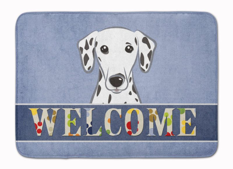 Dalmatian Welcome Machine Washable Memory Foam Mat BB1396RUG