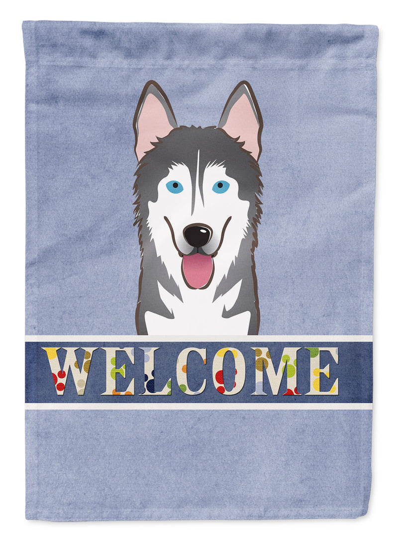 Alaskan Malamute Welcome Flag Garden Size BB1404GF