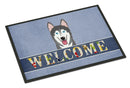 Alaskan Malamute Welcome Doormat - 18x27 Decorative Floor Mat – Indoor/Outdoor Rug with Artistic Flair BB1404MAT