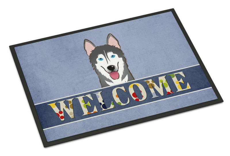 Alaskan Malamute Welcome Doormat - 18x27 Decorative Floor Mat – Indoor/Outdoor Rug with Artistic Flair BB1404MAT