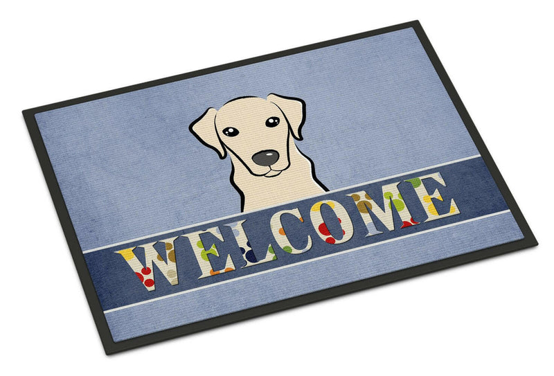 Yellow Labrador Welcome Indoor or Outdoor Mat 24x36 BB1408JMAT