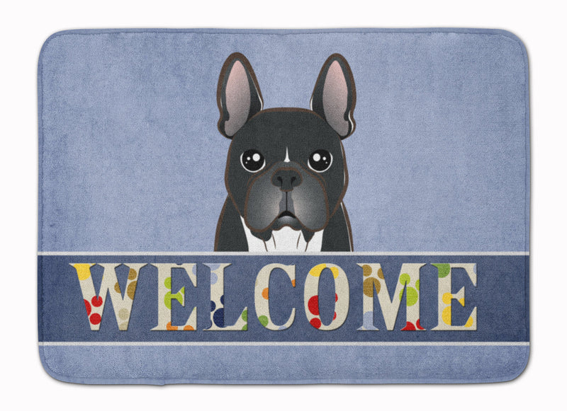 French Bulldog Welcome Machine Washable Memory Foam Mat BB1413RUG