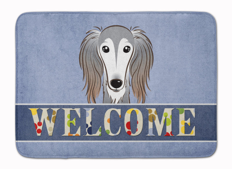 Saluki Welcome Machine Washable Memory Foam Mat BB1415RUG