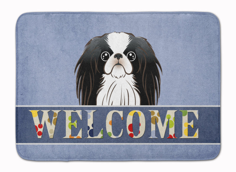 Japanese Chin Welcome Machine Washable Memory Foam Mat BB1416RUG