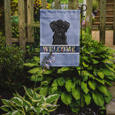 Black Labrador Welcome Garden Flag – Decorative Outdoor Yard Flag BB1421GF