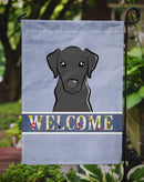 Black Labrador Welcome Garden Flag – Decorative Outdoor Yard Flag BB1421GF